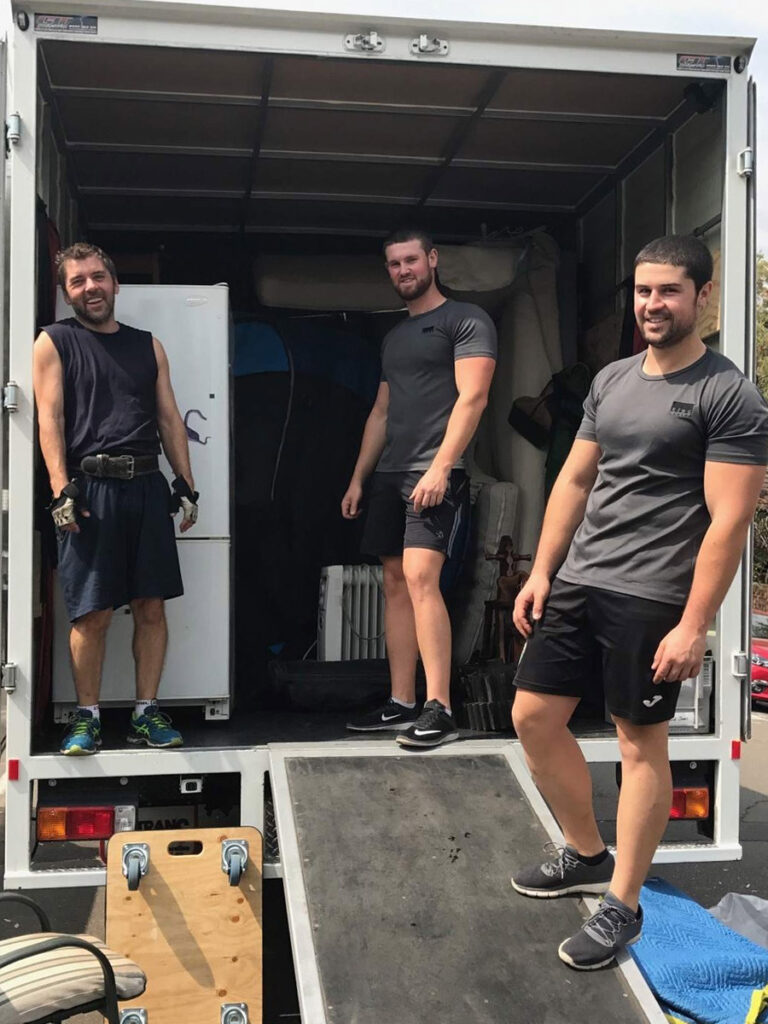 BG Delivery team preparing a home relocation job